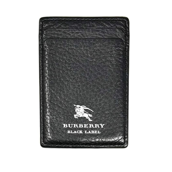 🟤⬛️ BURBERRY CARDHOLDER ⬛️🟤Beautiful Black/Saddle Brown - Picture 3 of 8